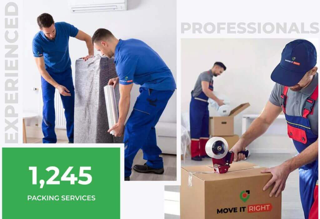 Commercial moving packing services