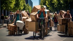 Minimizing environmental impact when moving