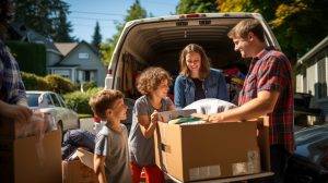 Moving with a large family