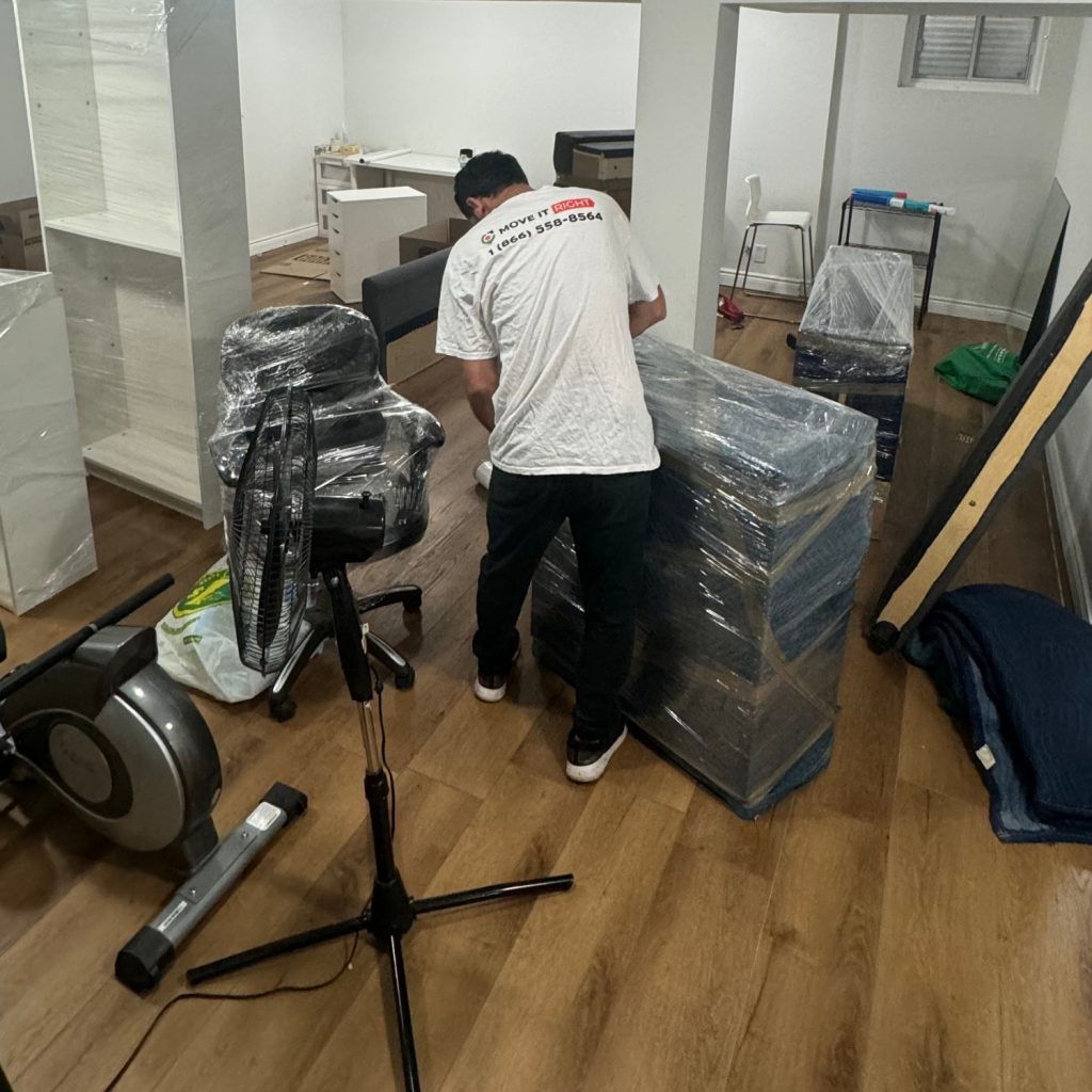 mover in mississauga wrapping furniture