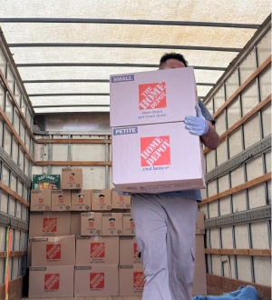 moving company during move