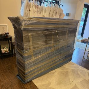 commercial moving services wrapping furniture