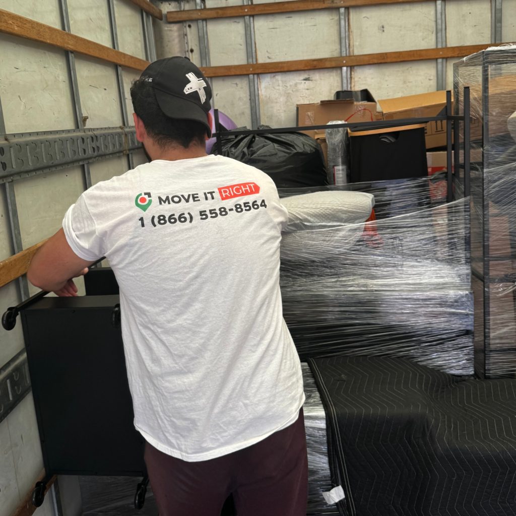 moving company with packing services loading truck