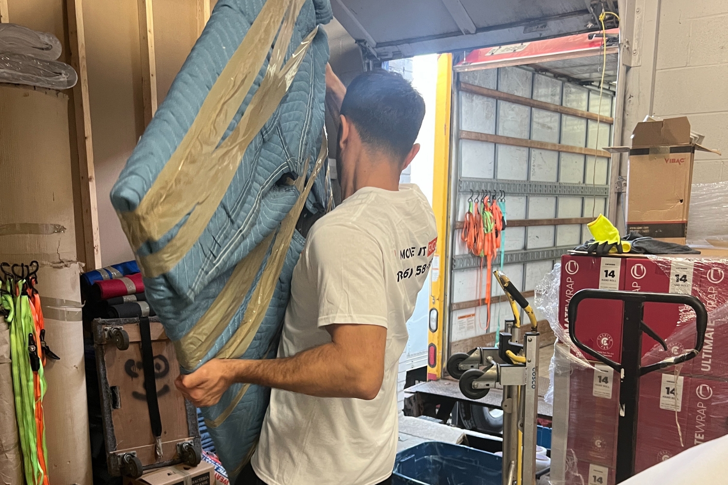 movers packing garage