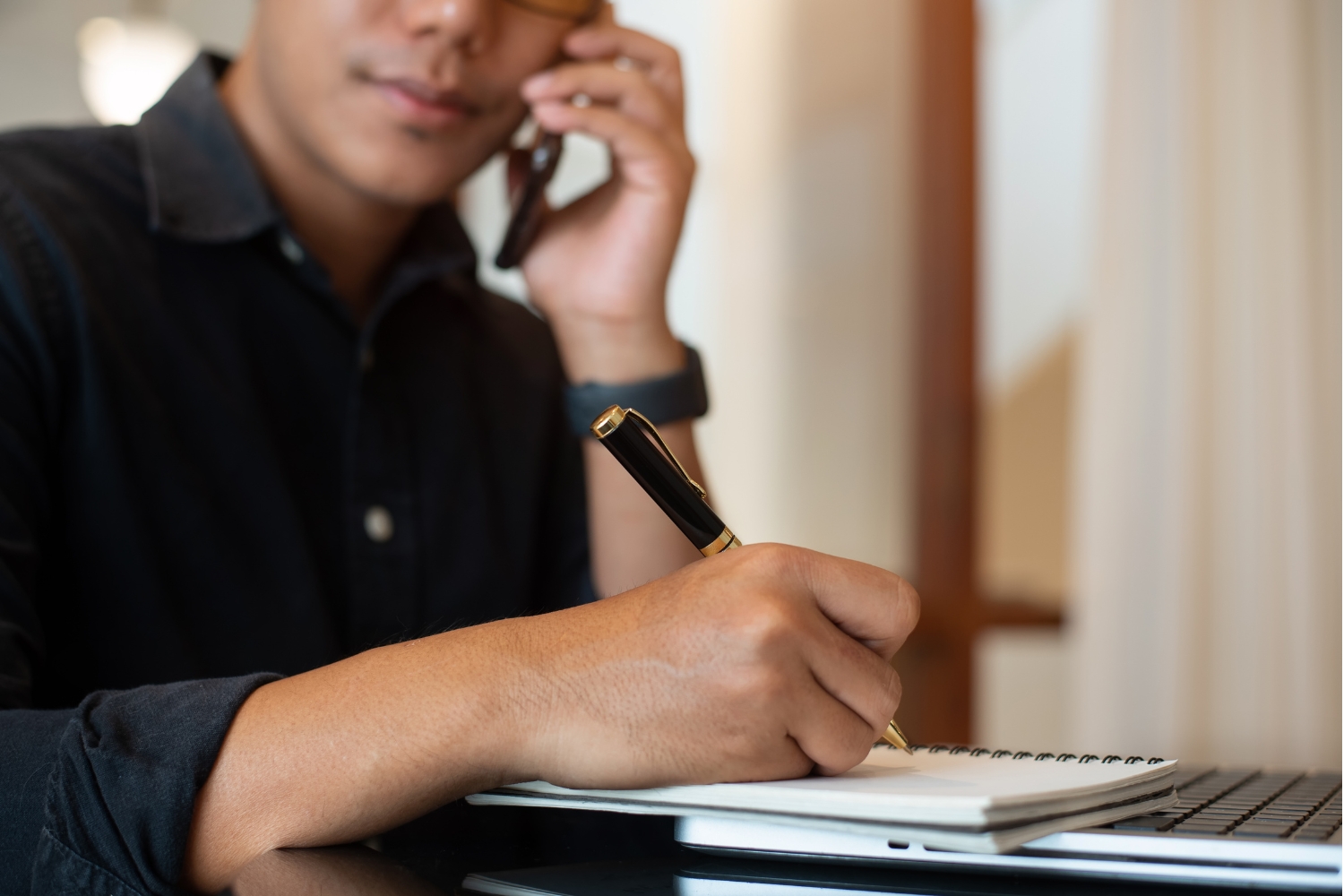 home mover on the phone to plan their move