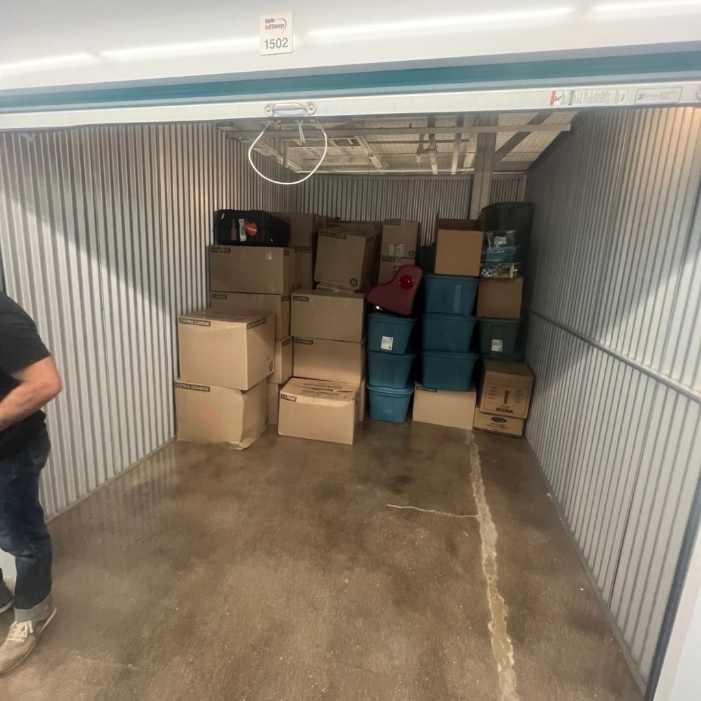 moving boxes in secure storage services