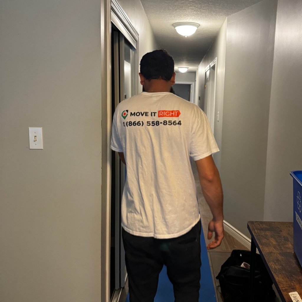 movers in an apartment