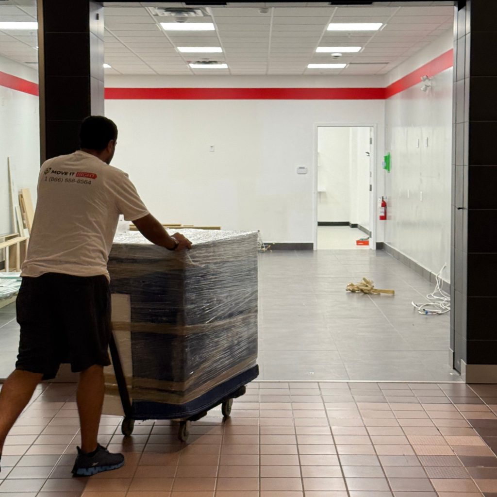 commercial moving company burlington bringing furniture to new location