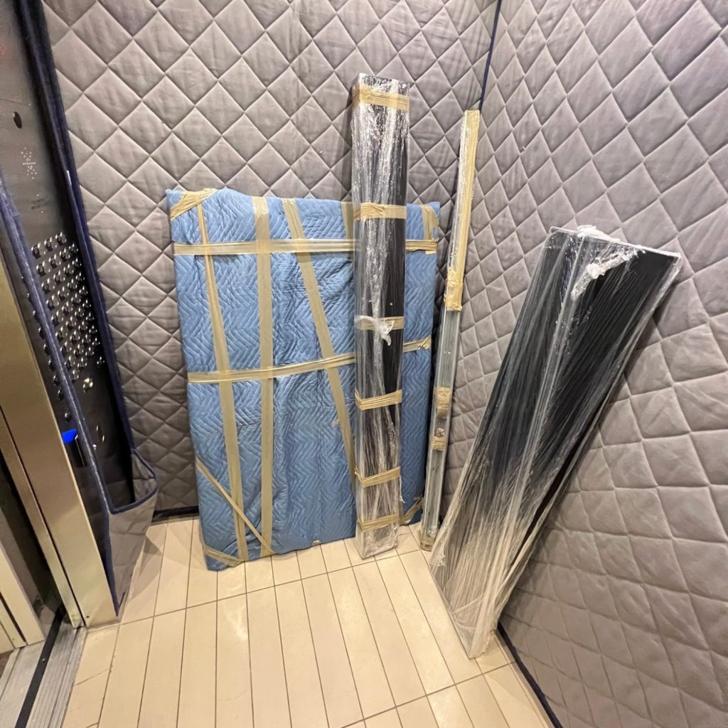 moving services in condo elevator