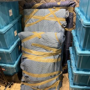 apartment moving furniture wrapping