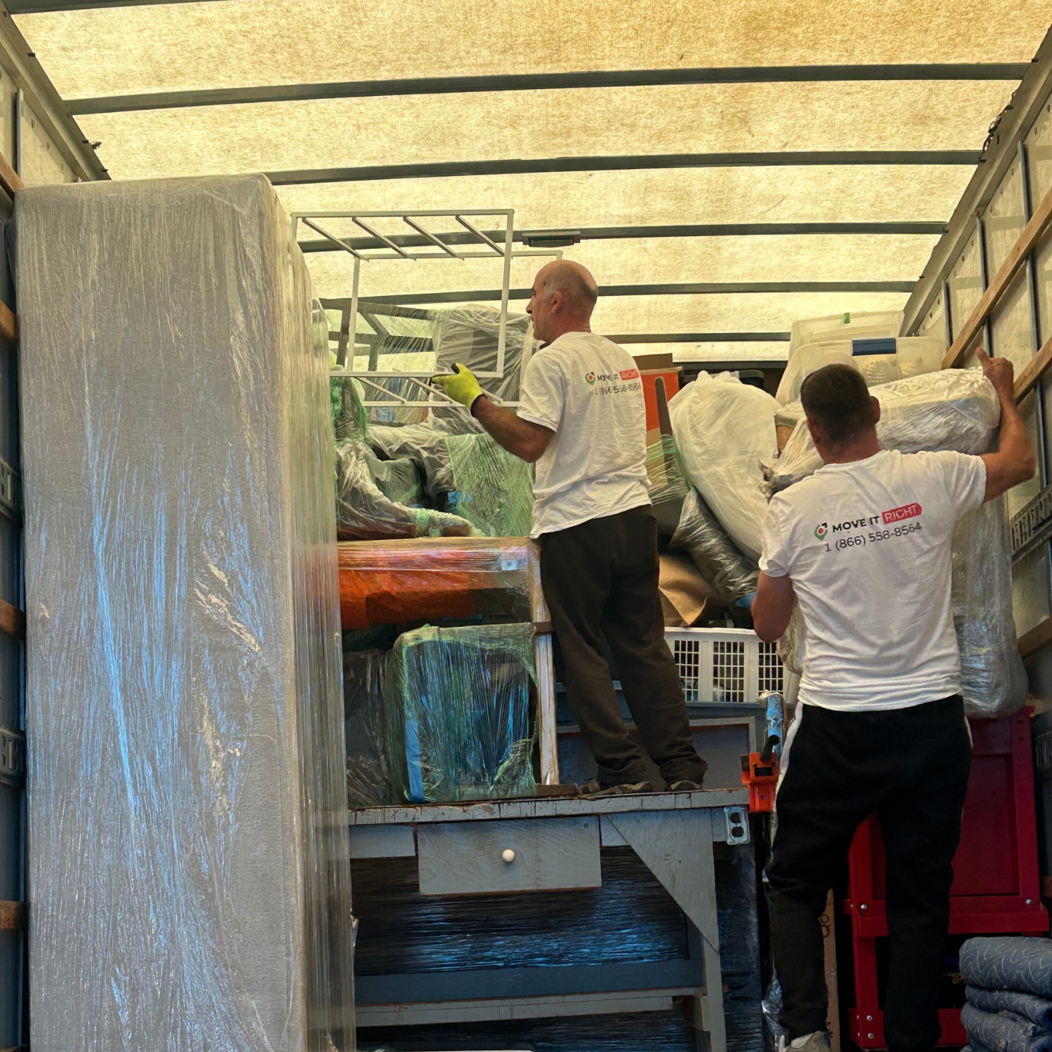 ajax movers in truck