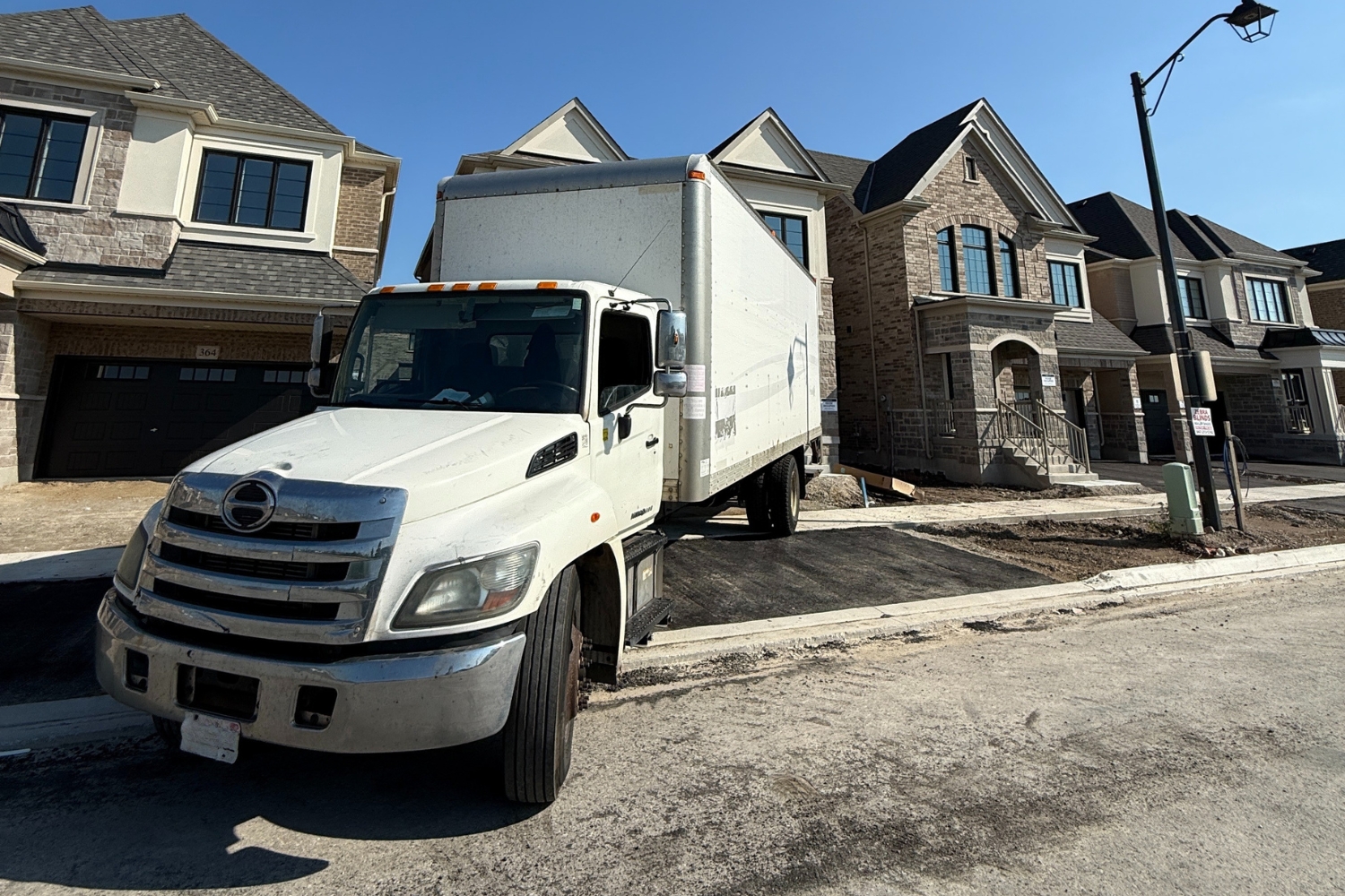 moving services truck in the GTA