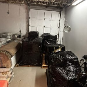 industrial equipment wrapped