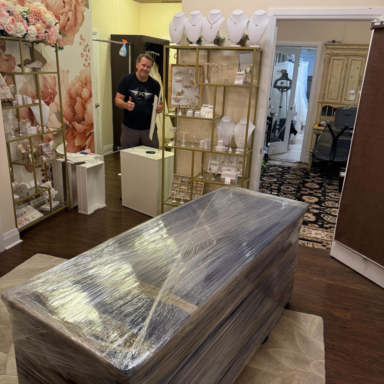 safely moving retail furniture