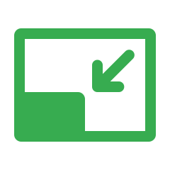 downsize icon